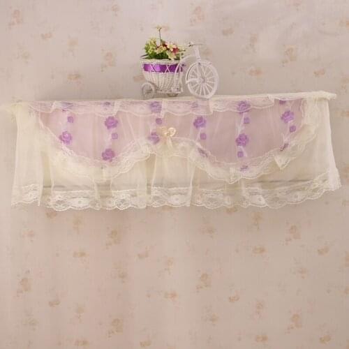 Air conditioner cover Lace Flower Air-conditioning cloth Dust protect covers for home bedroom Dustproof Good Textile decor