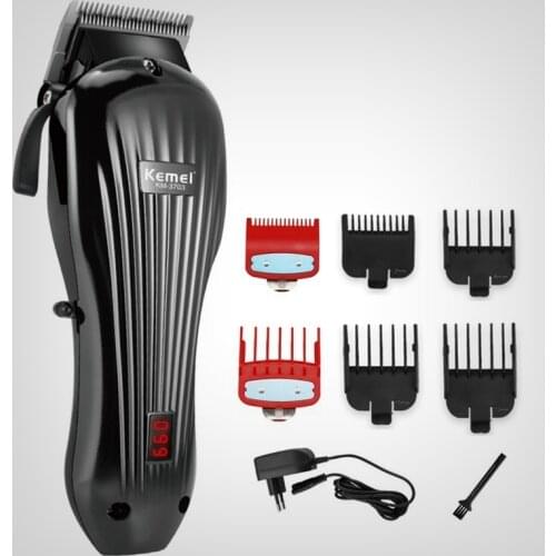 Adjustable barber hair clipper man rechargeable hair trimmer electric hair cutter professional hair cutting machine kit haircut