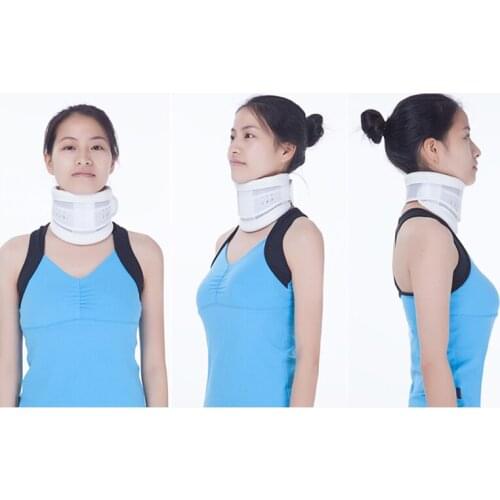 Ajustable neck Cervical traction device neck fixation support fixed Cervical correction SZ