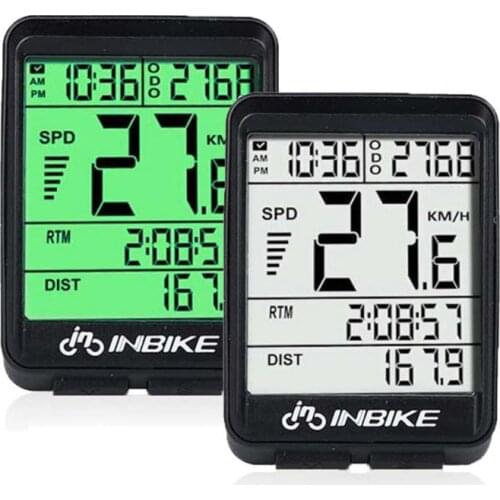 IC321 Waterproof Bike Computer LED Digital Display Bicycle Odometer Speedometer Cycling Wireless Stopwatch Riding Accessories