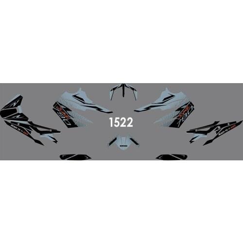 1522 Motorcycle Team Graphic & Backgrounds Dirt Sticker Kit Decals Fit For KTM DUKE 790 2017 2018 2019 2020