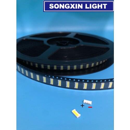 50pcs LED TV Application LED Backlight Edge LED Series TS731A 0.5W 3V 7032 Cool white LED LCD TV Backlight FOR SAMSUNG