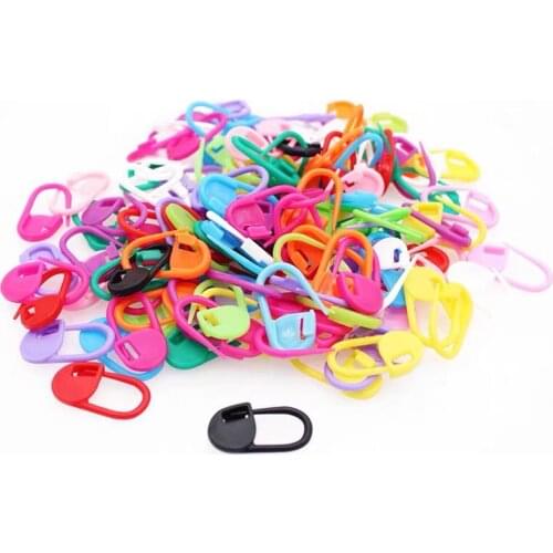 50pcs Plastic knitting marker needle Colorful positioning small pins diy knitted sweater crochet latch tools sewing accessory