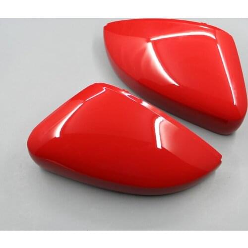 For Polo 2014-2018 Outer reversing mirror shell Dust cover of reflector red