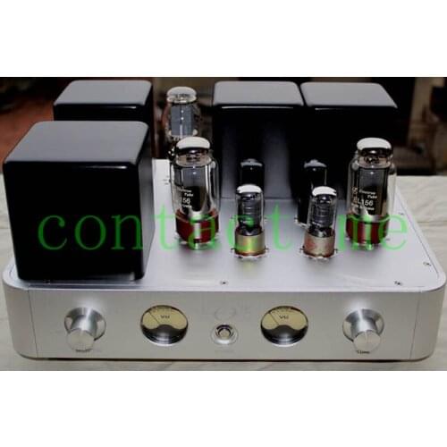 EL156+6P6P+6J8P Class A single-ended tube power amplifier, output power: 16W+16W, input impedance: 100K, sensitivity: 0.5V