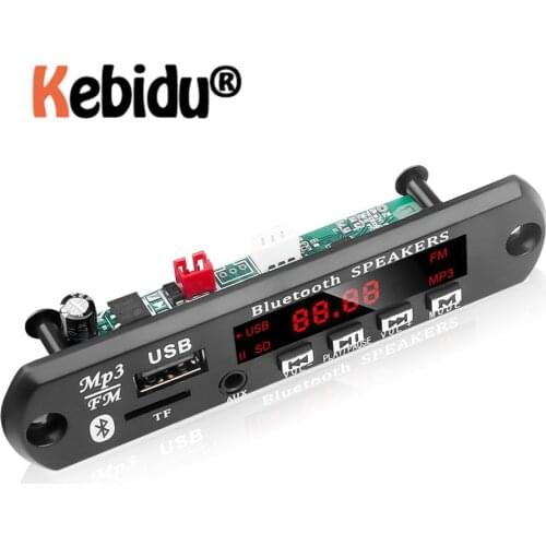 Kebidumei Bluetooth 5.0 MP3 decoder WMA WAV FLAC APE Decoder Board Audio Module LINE IN
