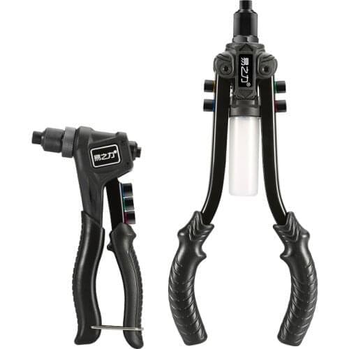 Riveter Gun with Rivet Nut Blind Rivet Guns Hand Riveting Kits Home DIY Nails Gun