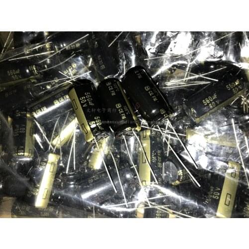 5PCS matsushita capacitor FM Series 50V560UF 12.5X25MM ultra low internal resistance Electrolytic Capacitor 560uf 50v
