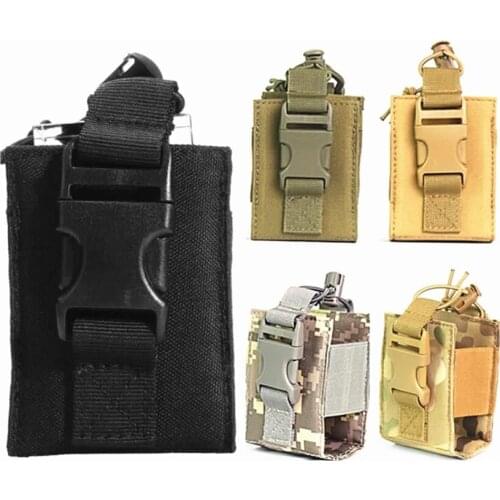 Hunting Talkie Holder Bag Tactical Sports Pendant Military Nylon Radio Magazine Pouch Multi function accessory Package Pouch