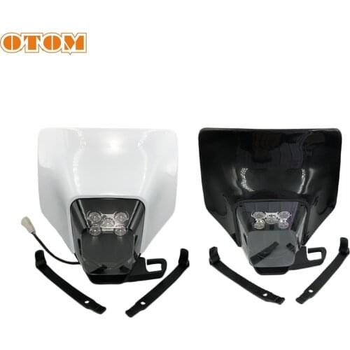 OTOM New Motorcycle LED Headlight Headlamp 5 Lamp Beads Lighting For HUSQVARNA FC TC TX FX 125 250 300 350 450 Head Lamp Fairing
