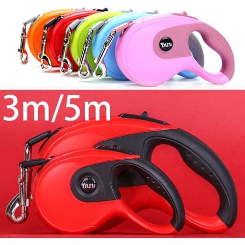 5m Automatic Retractable Dog Leash Dog Accessories Leash Roulette Outdoor Walks For Large Medium Small Dogs Pet Supplies