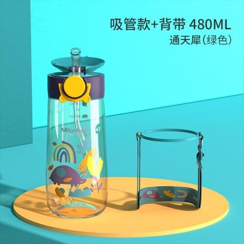 Modern Creative Sport Water Bottle Simple Plastic Cute Milk Carton Water Bottle Eco Friendly Botella Agua Kitchen Items Ed50sp