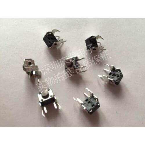 Taiwan round up DIP DTSA-62N-V touch switch 6*6*5MM with brackets move new original