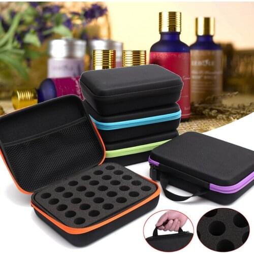 10Ml 30 Bottles Travel Essential Oil Carry Case Holder Storage Aromatherapy Hand Bag