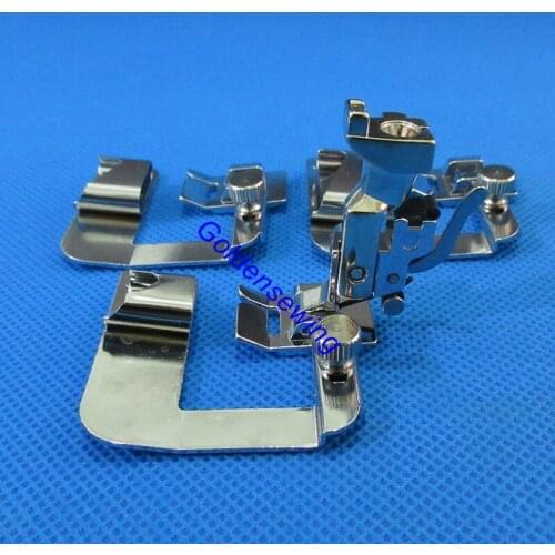 3 size Hemmer Foot set 1/2", 3/4", 1" for Bernina Artista Activa Aurora Virtuosa