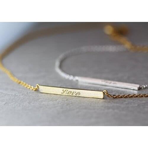 30 PCS/lot new Fashion "love" Necklaces for women Wholesale and Blend Color free shipping