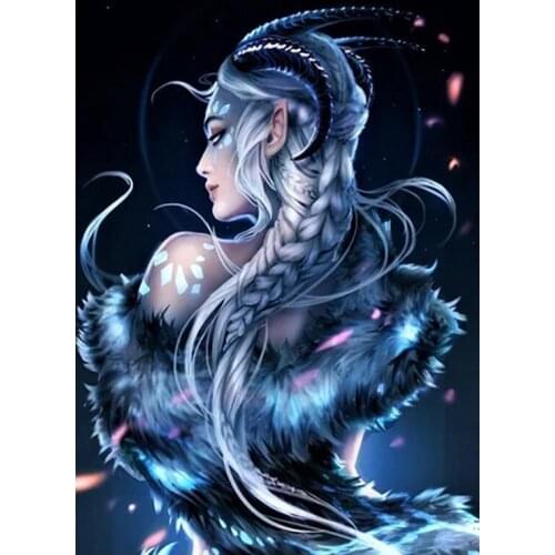 Anime Mosaic Diamond Picture Diamond Embroidery Long braid Girl Diy Diamond Painting Cross Stitch full Square round Home decor