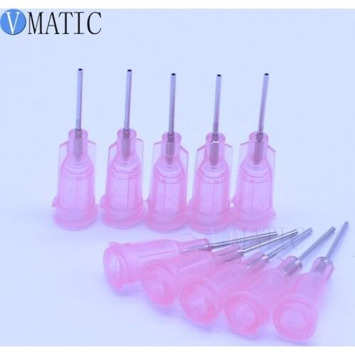 Free Shipping Non-Sterilized 100Pcs 0.5" 20G Glue Dispensing Needles Tips 1/2 Inch