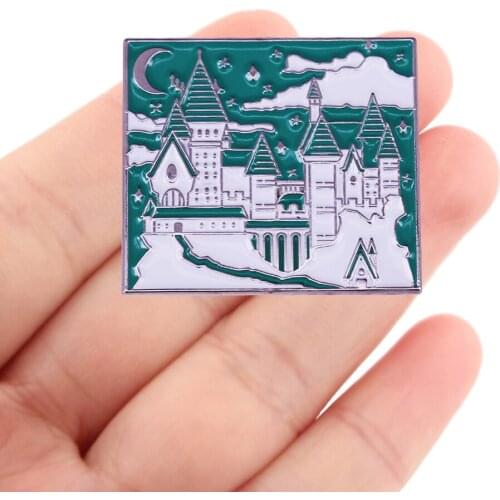 DZ1635 Movie Magic Jewelry Metal Enamel Pins and Brooches for Woman Fashion Lapel Pin Backpack Bags Badge Gifts