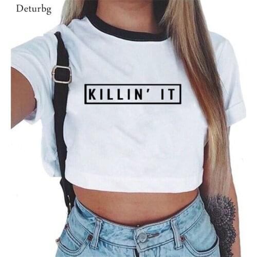 Deturbg Women's Cotton T-Shirts