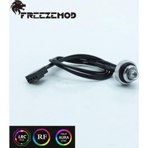 FreezeMod RGB lighting plug water cooling lights synchronized ASUS motherboard AURA control,RGB-15