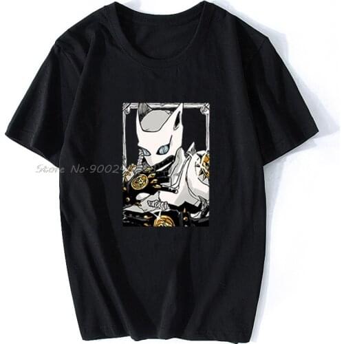 Anime Jojo Bizarre Adventure T Shirt Jonathan Joestar Joseph Kujo Jotaro Higashikata Josuke Giorno Giovanna Cosplay Tee Shirt