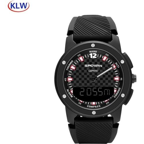 Gemini1 Date Time Display Barometer Altimeter Chronograph Compass Alarm Thermometer measuring Smart Sport Watch