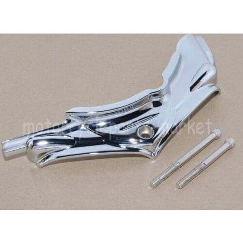 Chrome Motorcycle Cylinder Base Side Covers Moto Frame Case For Harley Touring Electra Road Street Glide King Dyna 2007-2016