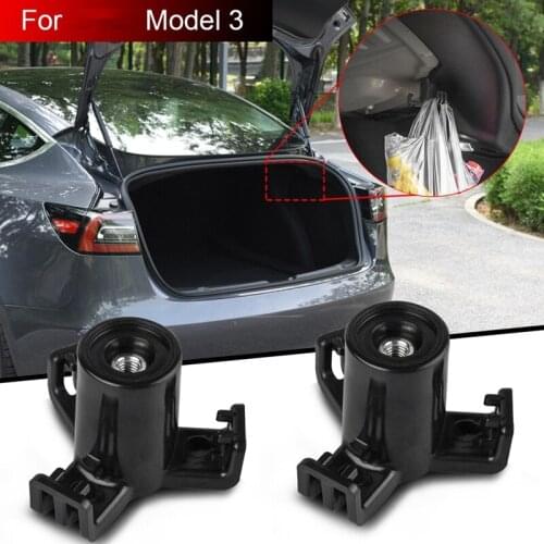 2 PCS Trunk Hook Car Pendant Trunk Grocery Bag Hook Luggage Compartment Glove Bag Hook for Tesla Model 3