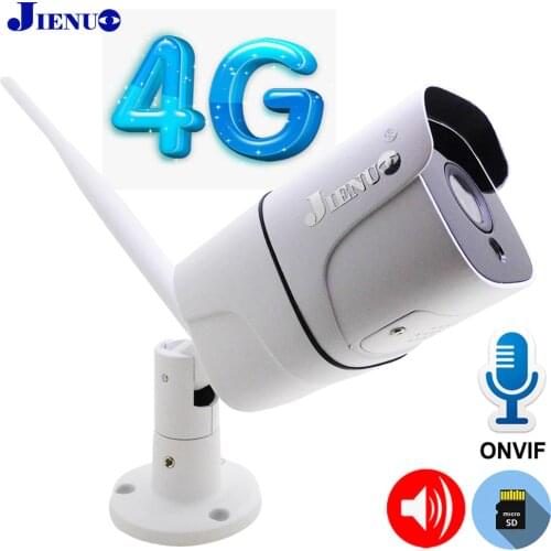 4G SIM Card IP Camera 1080P Audio Outdoor Waterproof Cctv Security Surveillance Cam Wifi Infrared Night Wireless HD Home Camera