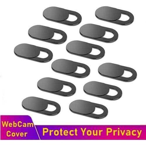 Tongdaytech 12Pack WebCam Cover Shutter Slider Plastic Ultra Thin Lens Cover For Tablets PC Laptops Mobile Phone Privacy Sticker