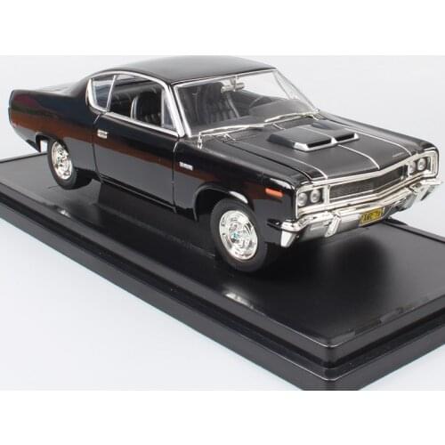 Boys 1:18 old 1970 Amc Rebel Rambler classic the scale car hardtop diecast vehicle auto model toy miniature gifts for collection