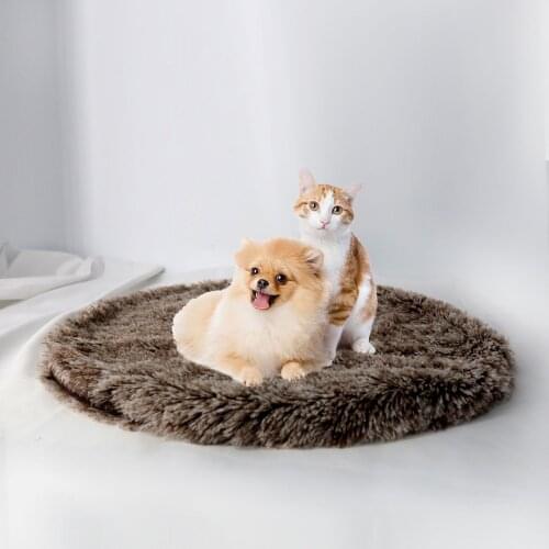 Dog Cushion Fluffy Plush Blanket Pet Sleeping Bed Soft Washable Pet Cat Mattress Dogs Cat For Small Large Dogs Cushion House