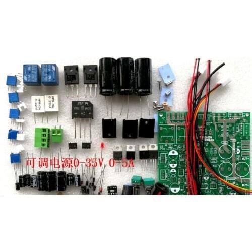 Adjustable power-supply 0-35V 0-5A maintenance experiment constant voltage constant current power-supply parts pack