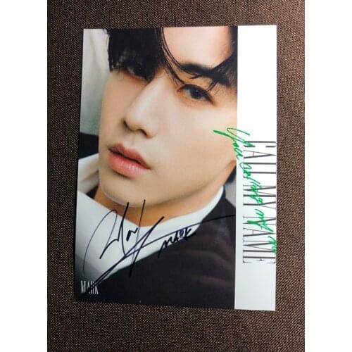 Hand signed GOT7 MARK autographed photo Call My Name 5*7 K-POP 102019O5