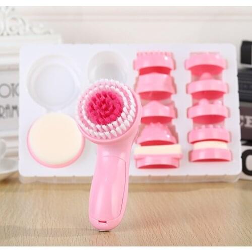 Estetica Face cleansing brush rotary massager vibrator 12-in-1 facial cleansing set Creative Clean pores Beauty for woman GG260
