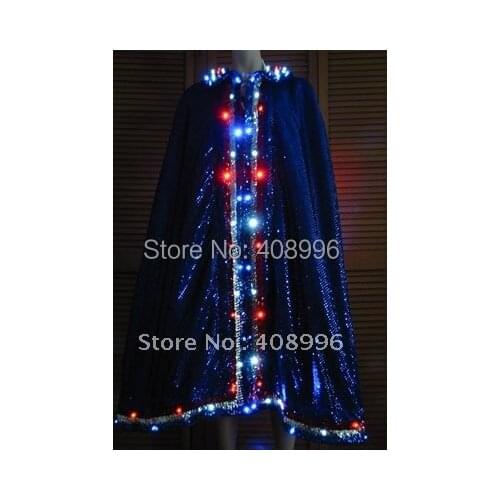 LED luminous cloak for performance/light-up costumes 01
