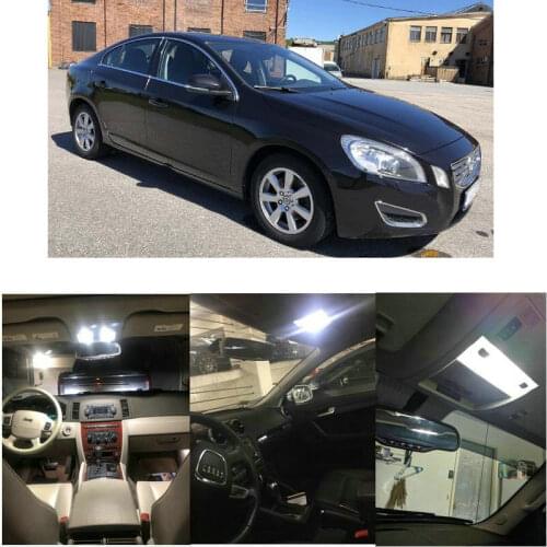LED interior lighting complete set For Volvo S60 II Y20 S60 P24 S80 II AS V40 2012- V40 Cross Country