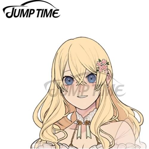 JumpTime 13 x 4cm Webtoon WHO MADE ME A PRINCESS Personality Car Stickers Bumper Refrigerator Decal Bumper Motorcycle Graphics