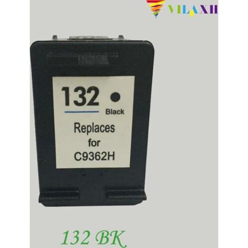 Vilaxh 132 Compatible Ink Cartridge Replacement For HP 132 for Photosmart 2573 C3183 D5163 PSC 1513 Deskjet 5443 D4163 Printer