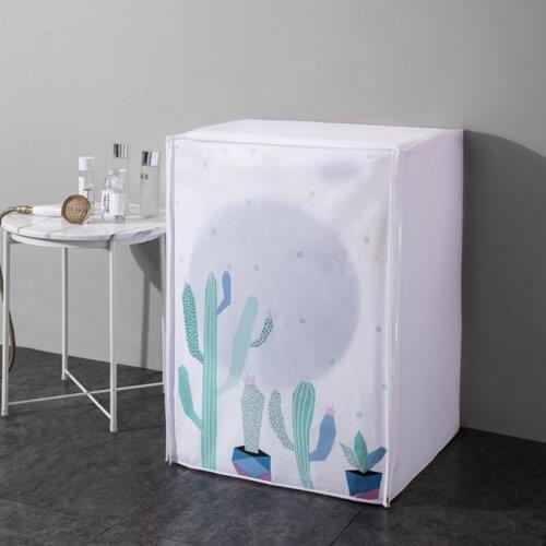 Waterproof Washing Machine Cover Waterproof Cover Household Full-automatic Wave Wheel Drum Washing Machine Cover PEVA Dust Cover