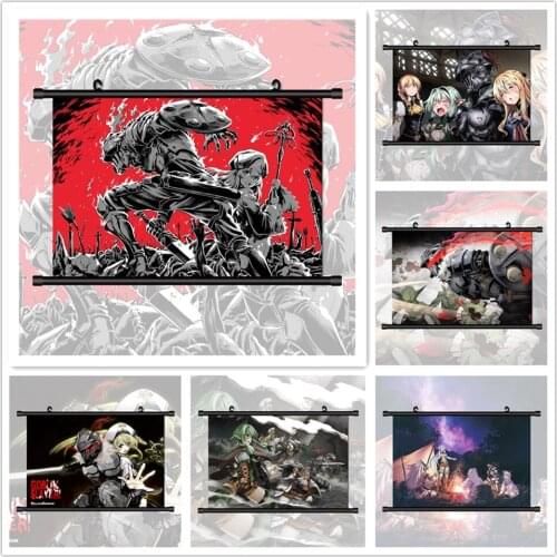 WTQ Goblin Slayer Priestess High Elf Archer Retro Posters Canvas Painting Anime Posters Wall Decor Wall Art Picture Home Decor