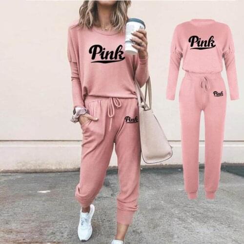 2021 Women Tracksuit 2 Piece Sets Lady Casual Outfits Spring Autumn Long Sleeve Sweatshirts Sports Suits Female Training Suits