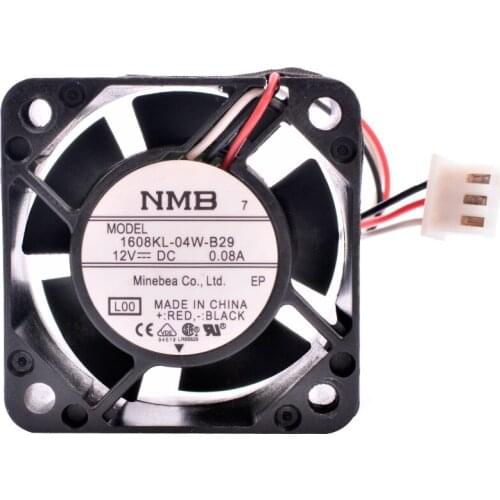 1608KL-04W-B29 40mm fan 40x40x20mm 4cm 4020 DC12V 0.08A Silent cooling fan suitable for power switch