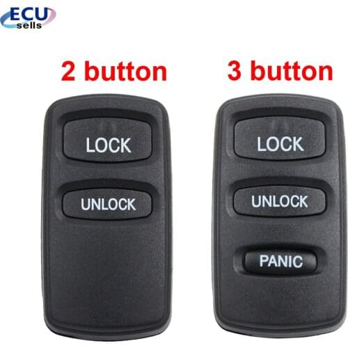 2/3 Button Alarm Replacement Key Shell For Mitsubishi Lancer Outlander Endeavor Galant Fob Remote Contro Key Case Cover