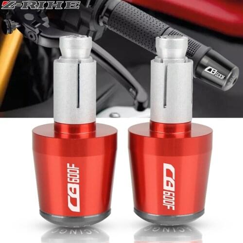 22MM Motorcycles Handlebar Grips Handle Bar Cap End For Honda CB600F CB 600F CB 600 F Hornet 2007-2013 2008 2009 2010 2011 2012
