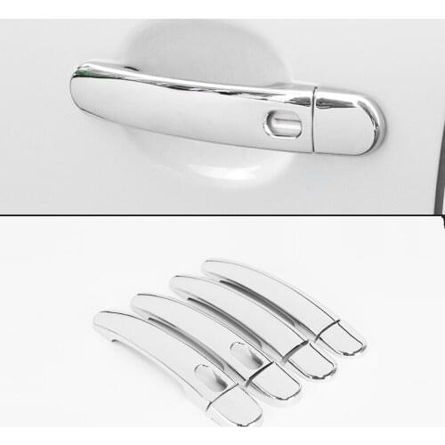 For Tiguan 2012 2013 2014 2015 2016 ABS Chrome Car Door protector handle Bowl cover trim auto accessories styling 8pcs
