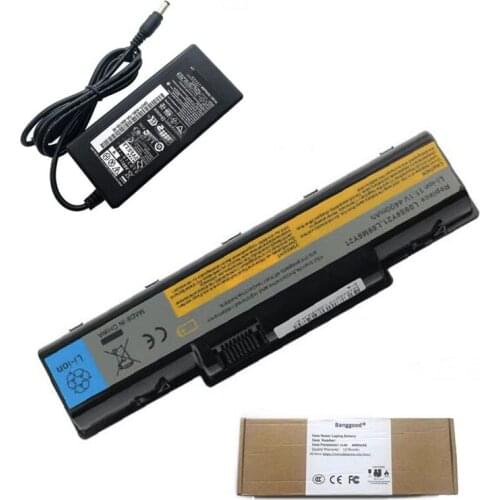4400mAh L09S6Y21 L09M6Y21 Laptop Battery +20V 3.25A AC Power Charger for IBM LENOVO Ideapad B450 B450A B450L Series