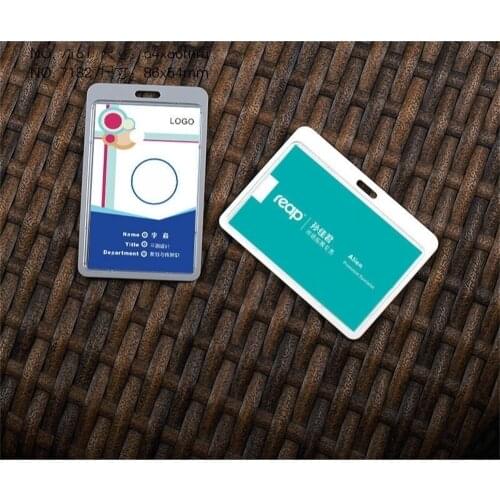 ABS Card Holder Employee Name ID Card Cover Metal Work Certificate Identity Badge ID Business Case