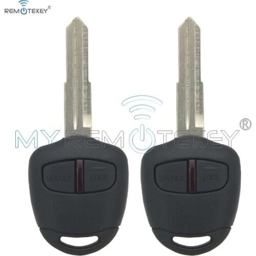 Remtekey 2pcs Remote key 2 button MIT11R profile 434mhz ID46LCK for Mitsubishi Shogun Pajero Lancer Outlander Colt Mirage key
